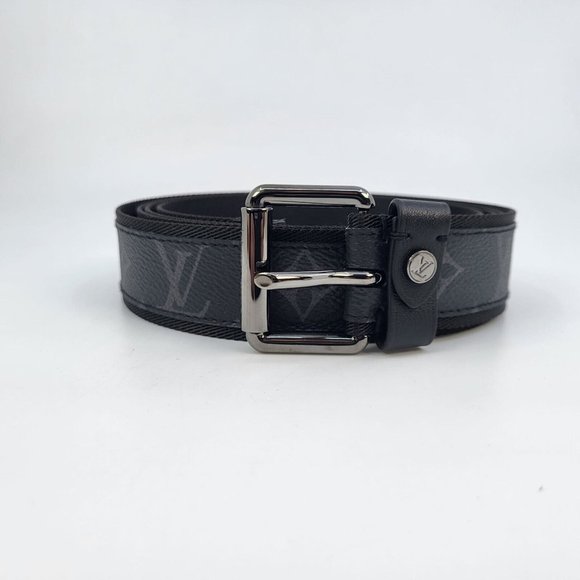 Louis Vuitton Men's Monogram Eclipse Signature Extra Long Belt - Picture 15 of 15